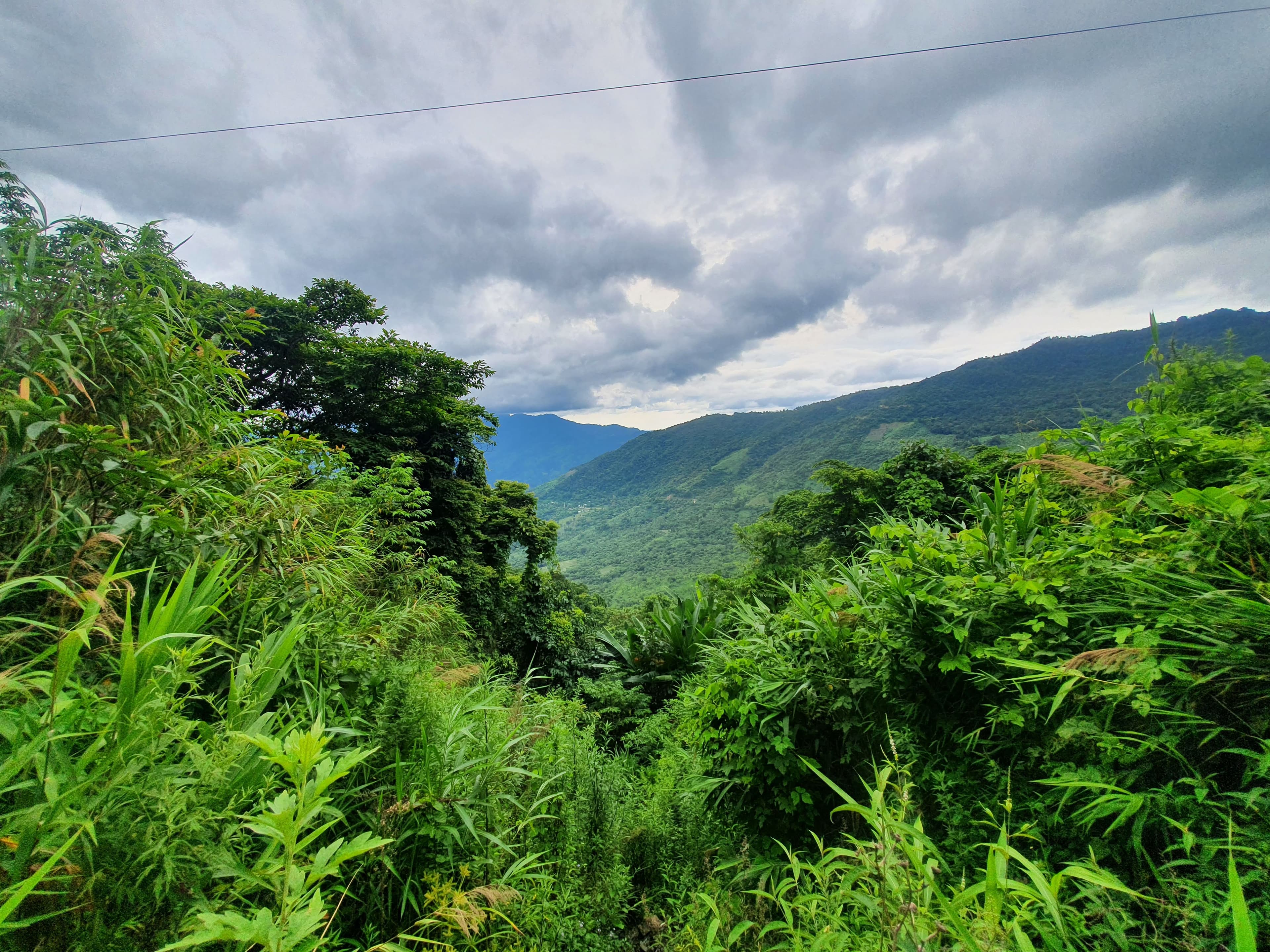 Mountain view from property